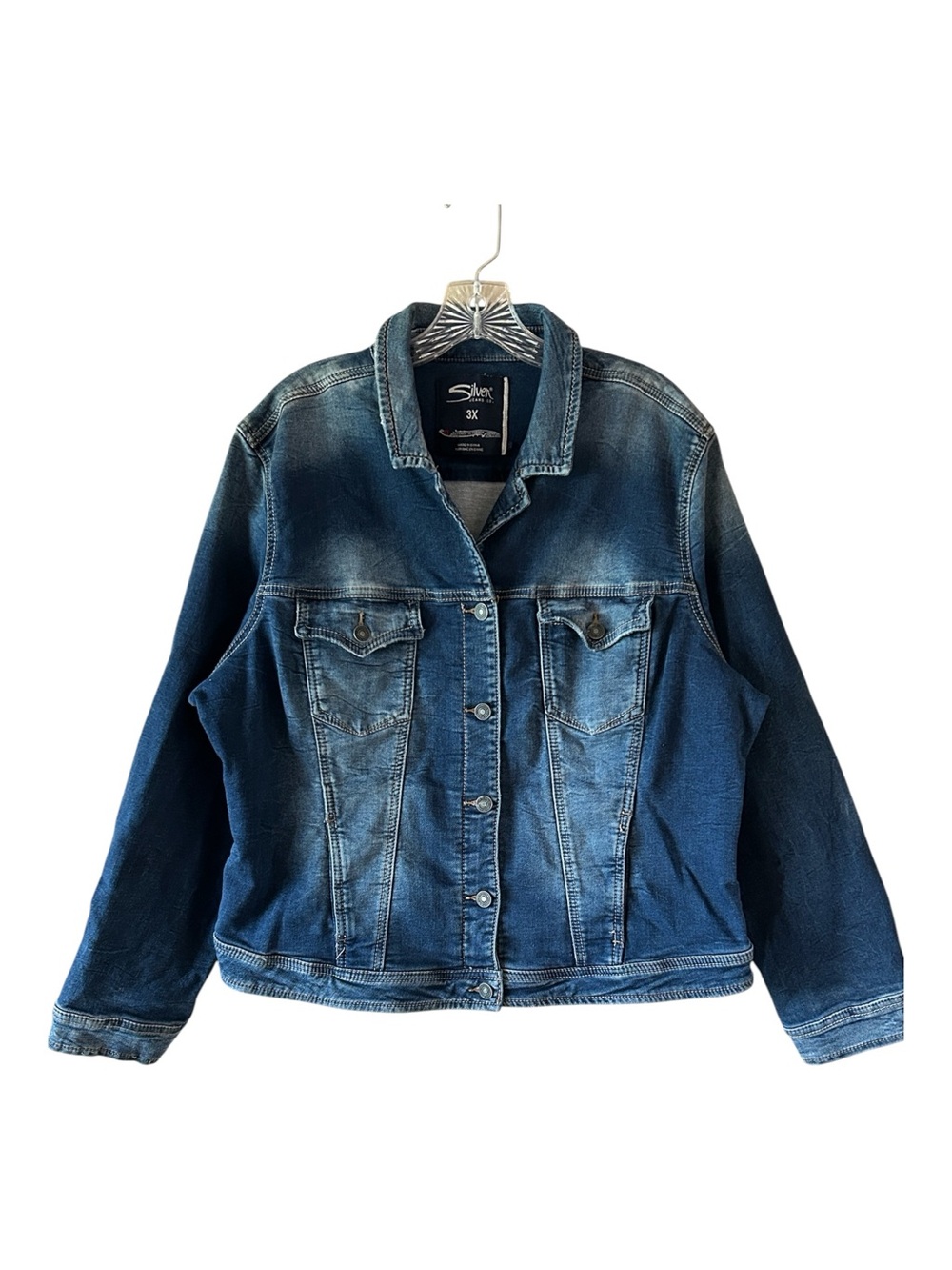 Silver Jean Jacket